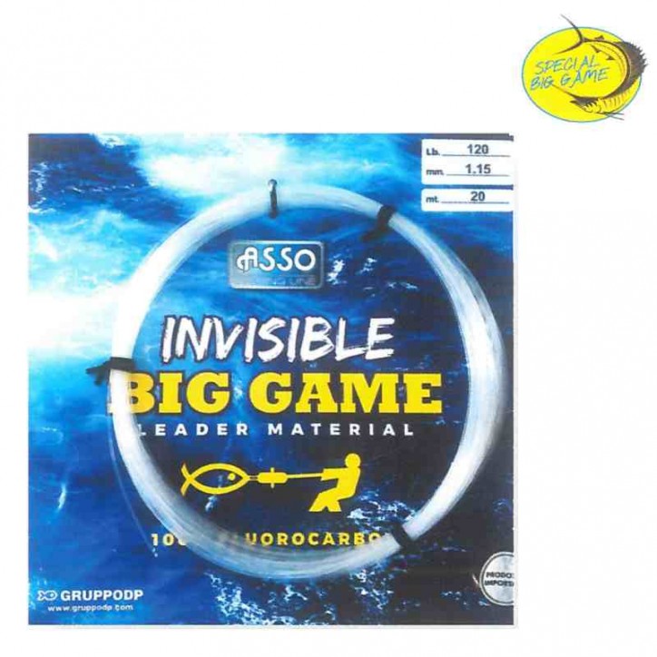 ASSO. Fluorocarbone INVISIBLE BIG GAME