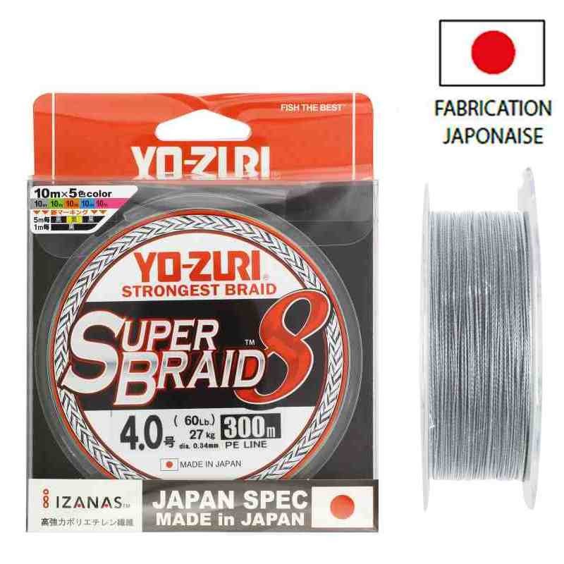 YO-ZURI. Tresse  SUPERBRAID 8x