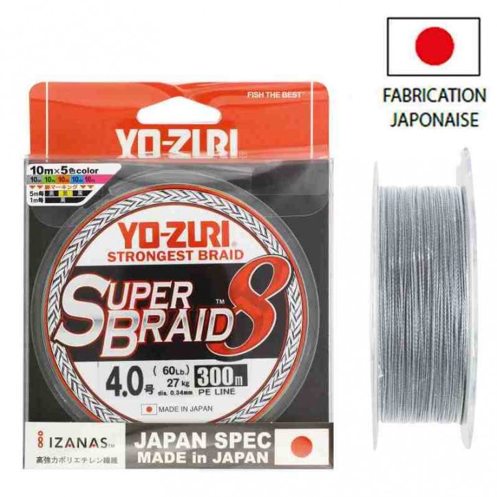 YO-ZURI. Tresse SUPERBRAID 8x YO-ZURI. Tresse SUPERBRAID 8x