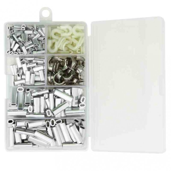 EXPLORER TACKLE. Boîte pour Montage de Sleeves Alu et Cosses EXPLORER TACKLE. Boîte pour Montage de Sleeves Alu et Cosses