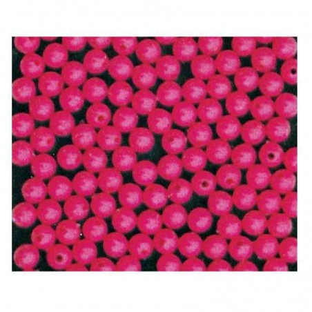 FLASHMER. Perles Plastique Roses Mat Phosphorescentes