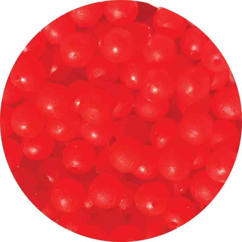 FLASHMER. Perles Balais Rouges Fluo