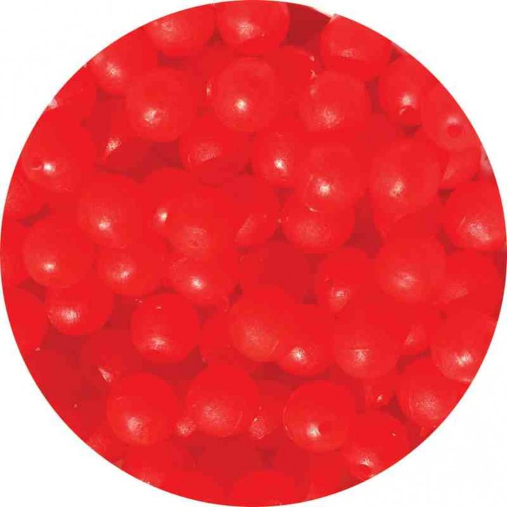 FLASHMER. Perles Balais Rouges Fluo