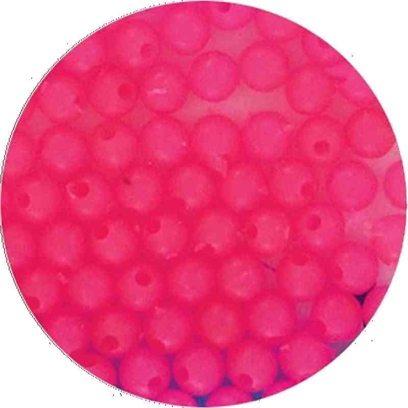 FLASHMER. Perles Balais Roses Fluo