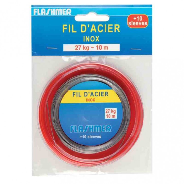 FLASHMER. Fil d'Acier Gaîné Polyamide 7 Brins FLASHMER. Fil d'Acier Gaîné Polyamide 7 Brins