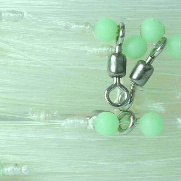ANZUELOS. Palangre de 35 Émerillons en Nylon de 120 centièmes *** En Promotion ***