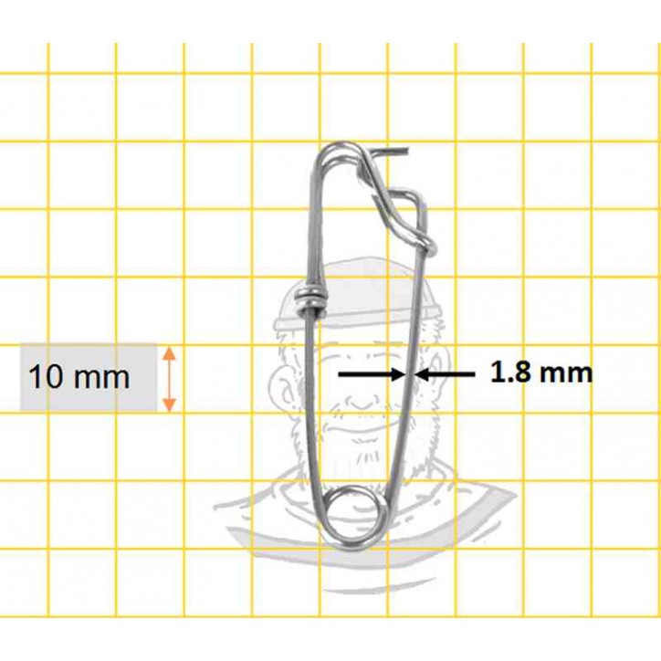 ANZUELOS. Snap à Palangre en Inox