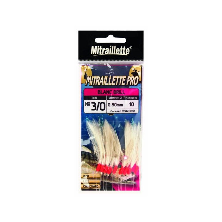 RAGOT. 6 x Mitraillettes Spécial Pro Plumes Blanches